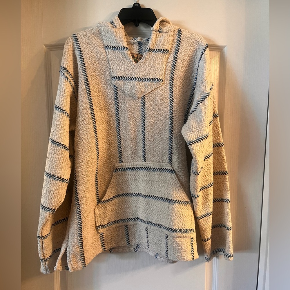 Baja Joe Mexican poncho hoodie